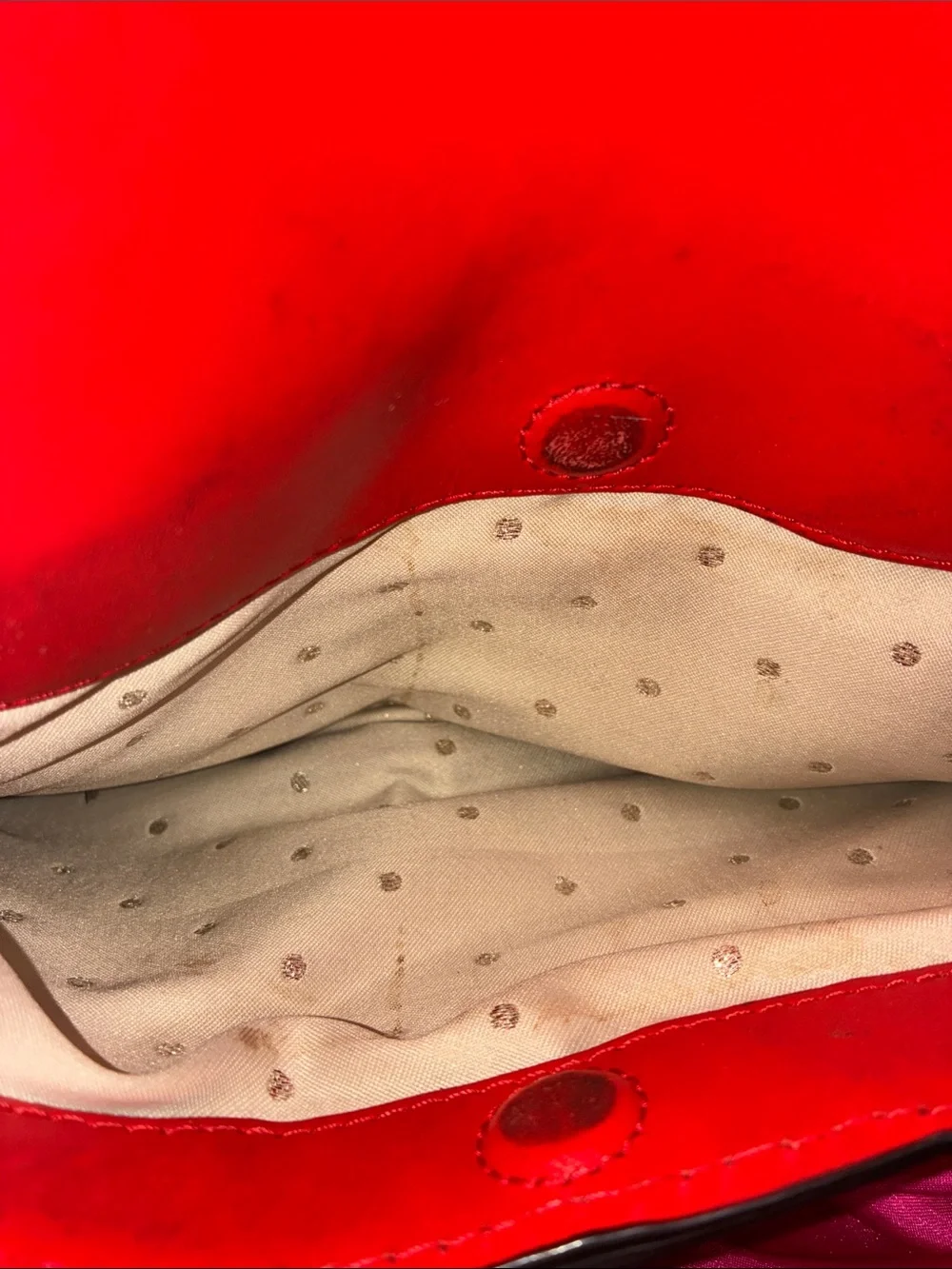 kate spade red leather bow-accent tote